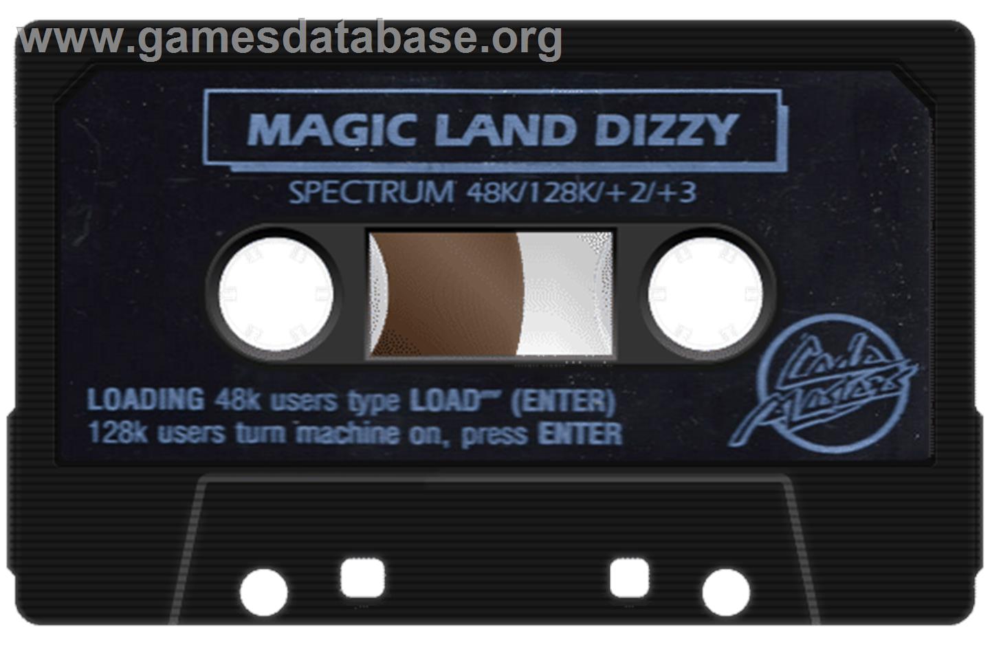 Magicland Dizzy - Sinclair ZX Spectrum - Artwork - Cartridge
