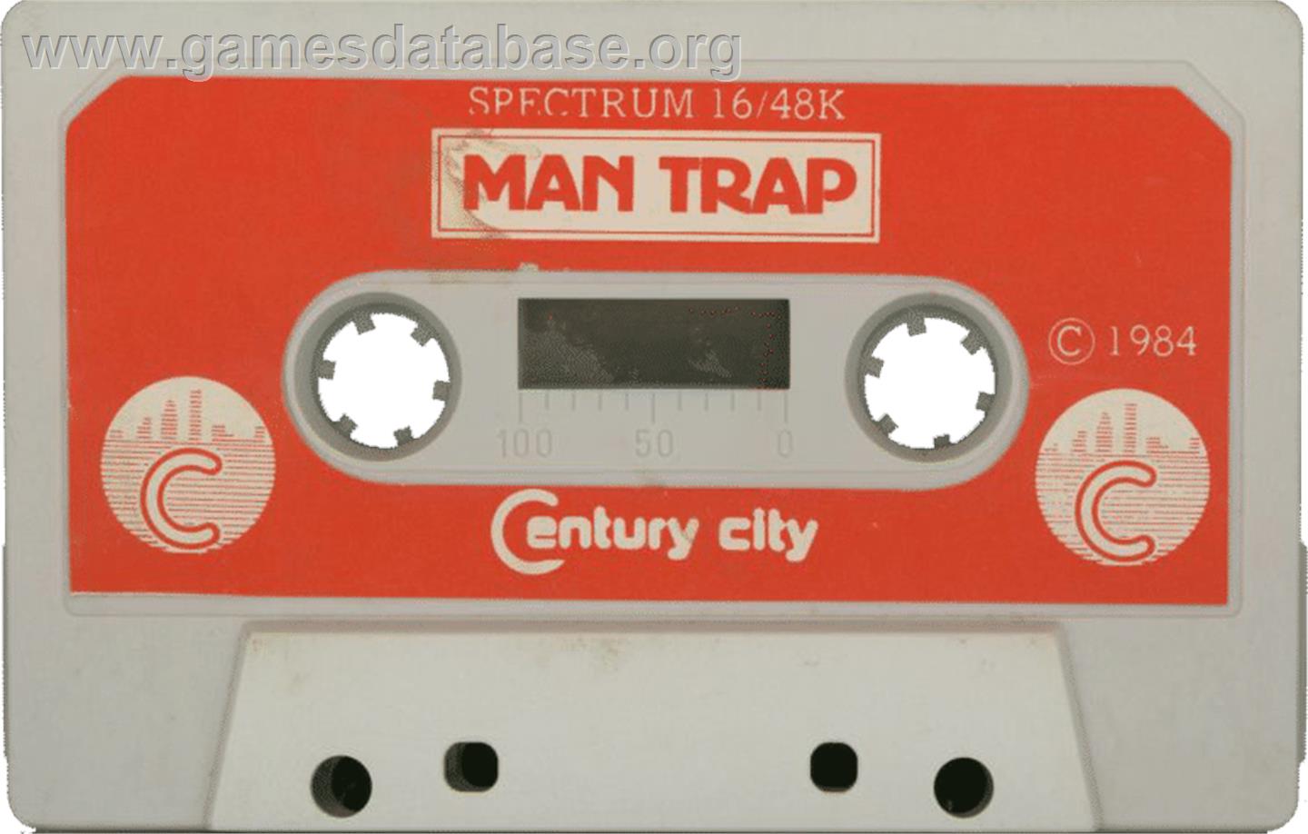 Man Trap - Sinclair ZX Spectrum - Artwork - Cartridge