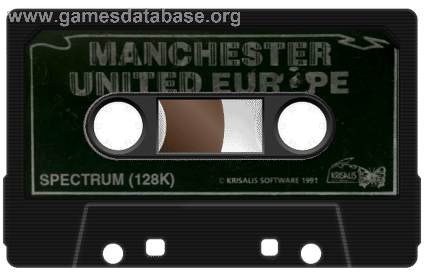 Manchester United Europe - Sinclair ZX Spectrum - Artwork - Cartridge