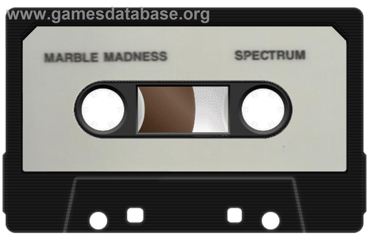 Marble Madness Construction Set - Sinclair ZX Spectrum - Artwork - Cartridge