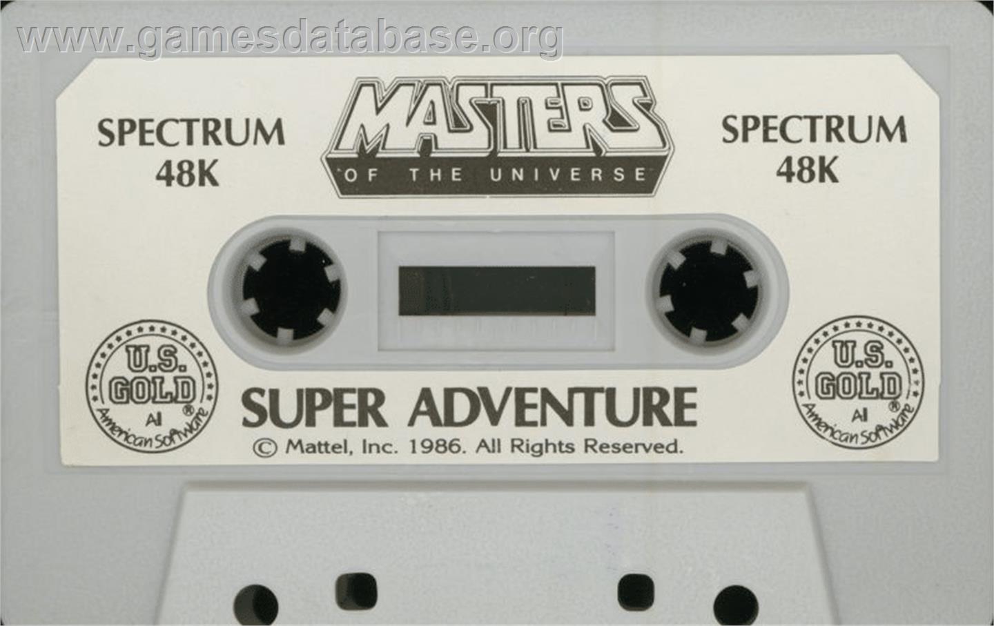 Masters of the Universe: Super Adventure - Sinclair ZX Spectrum - Artwork - Cartridge