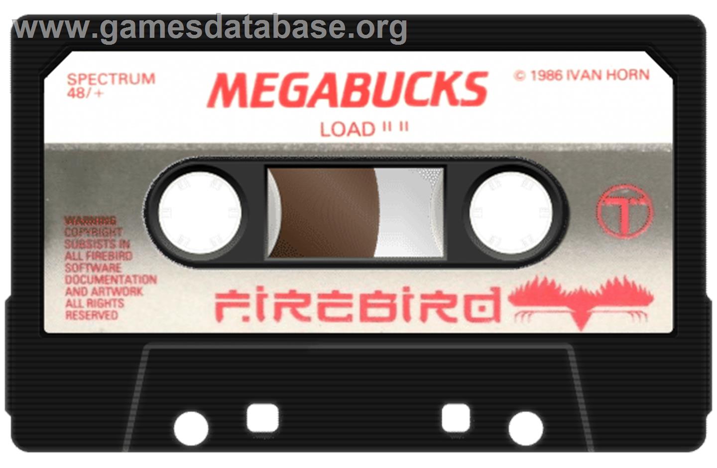 Mega Bucks - Sinclair ZX Spectrum - Artwork - Cartridge