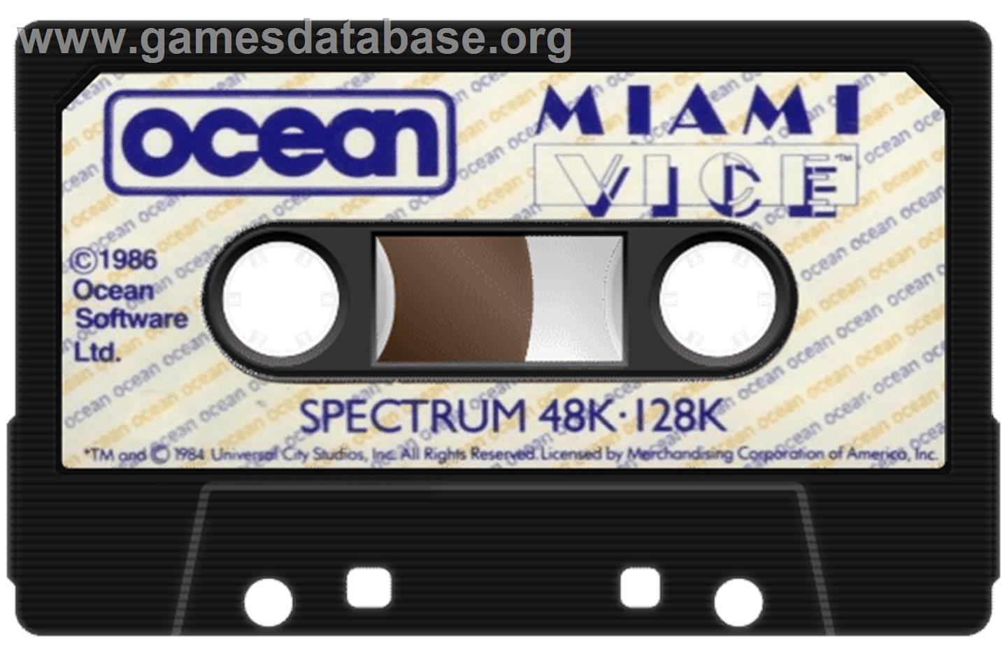 Miami Vice - Sinclair ZX Spectrum - Artwork - Cartridge