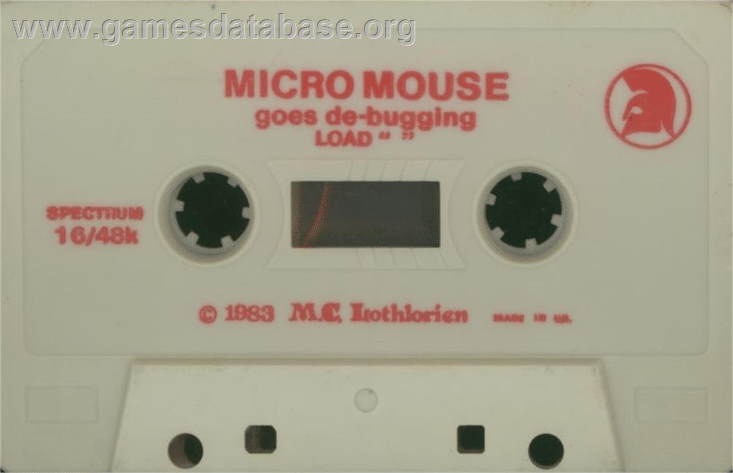 Micro Mouse - Sinclair ZX Spectrum - Artwork - Cartridge