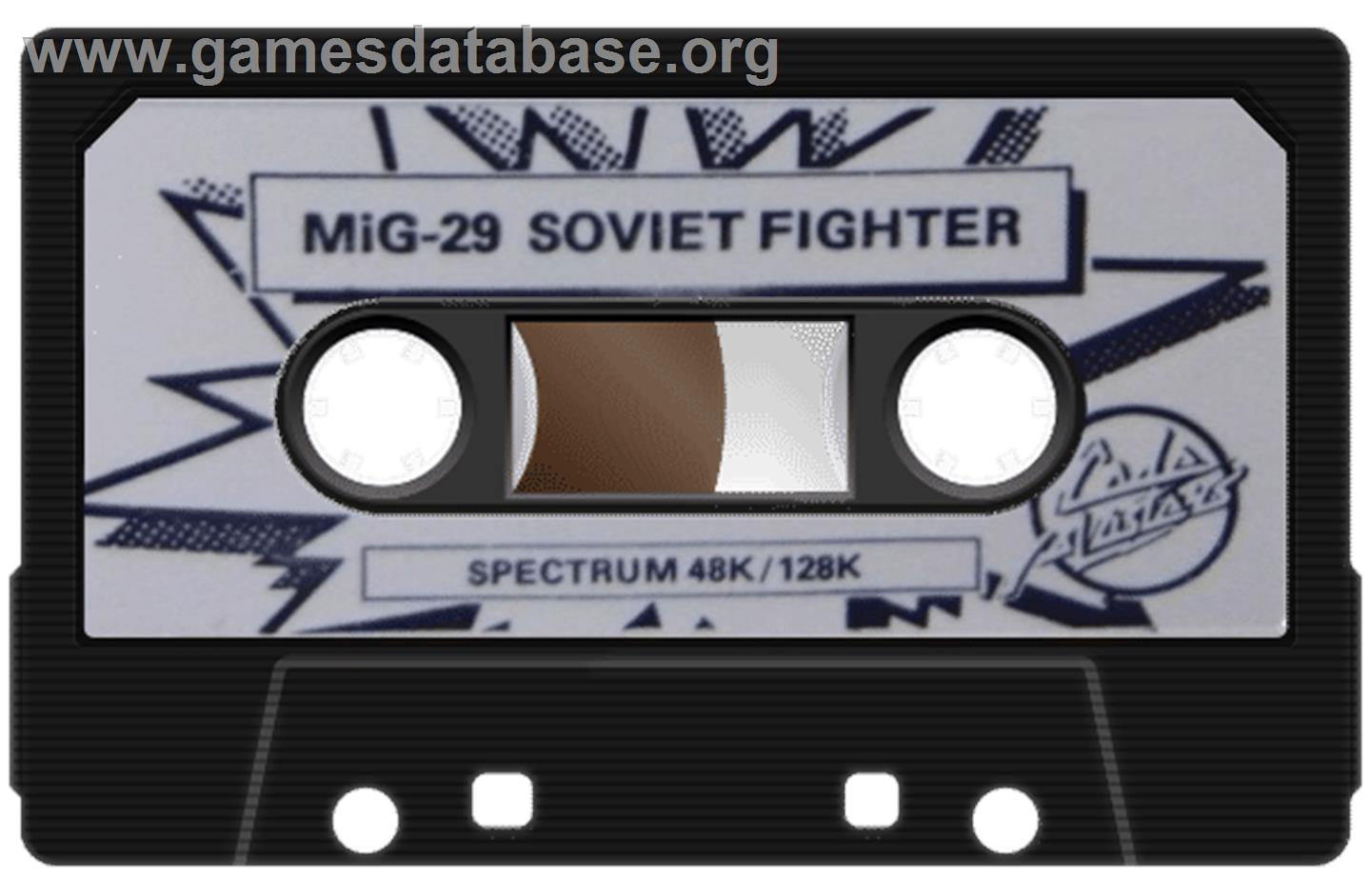 Mig-29 Soviet Fighter - Sinclair ZX Spectrum - Artwork - Cartridge