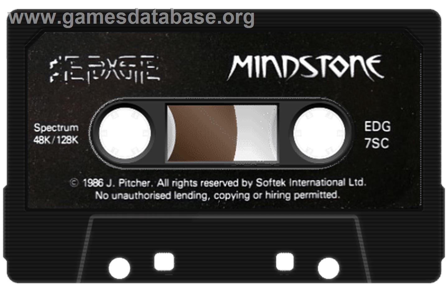 Mindstone - Sinclair ZX Spectrum - Artwork - Cartridge