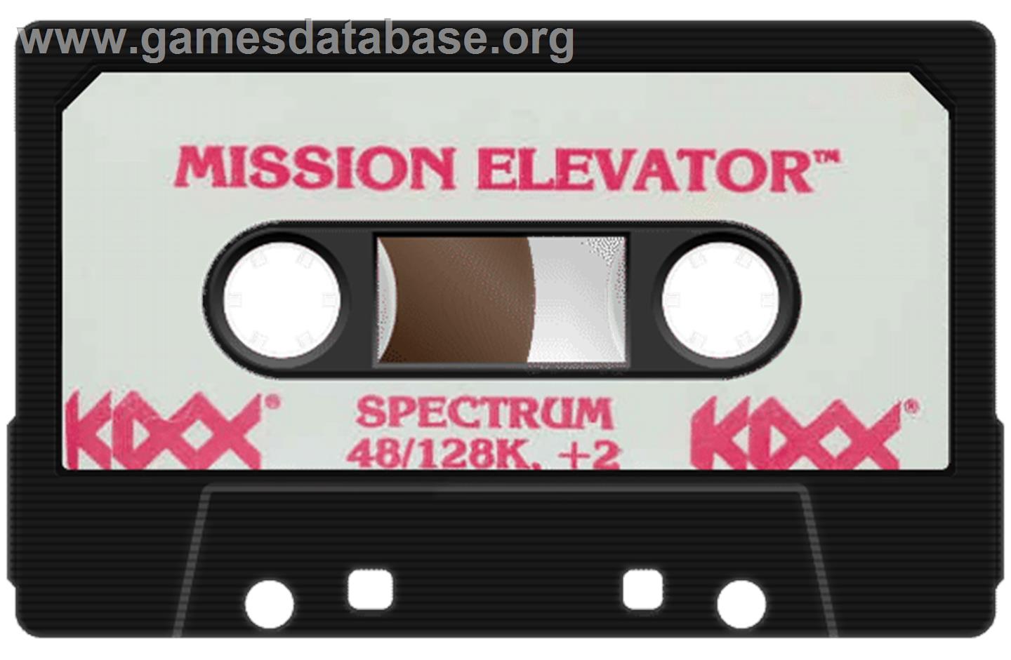 Mission Elevator - Sinclair ZX Spectrum - Artwork - Cartridge