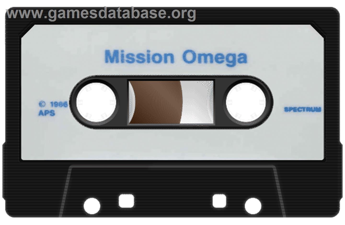 Mission Omega - Sinclair ZX Spectrum - Artwork - Cartridge