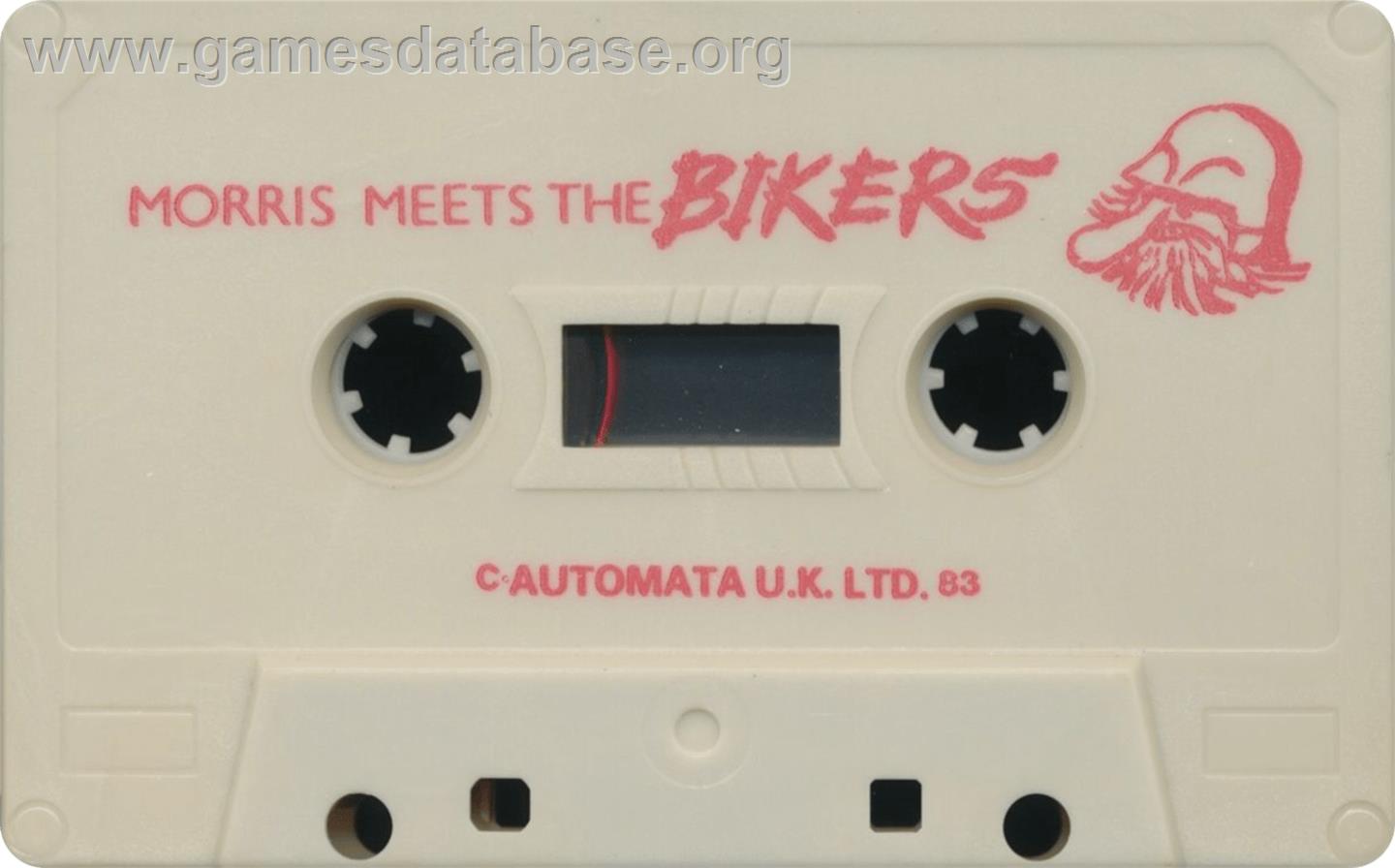 Morris Meets The Bikers - Sinclair ZX Spectrum - Artwork - Cartridge