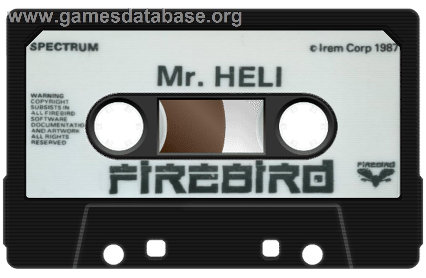 Mr. Heli - Sinclair ZX Spectrum - Artwork - Cartridge