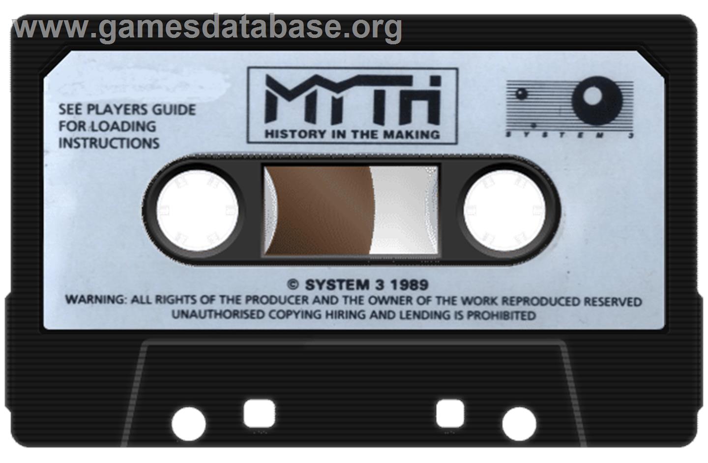 Myth - History In The Making - Sinclair ZX Spectrum - Artwork - Cartridge
