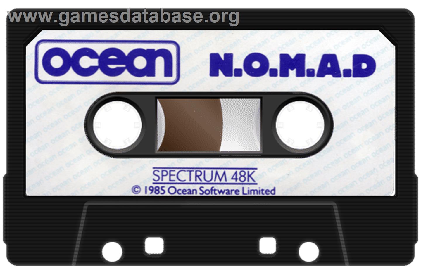 N.O.M.A.D - Sinclair ZX Spectrum - Artwork - Cartridge