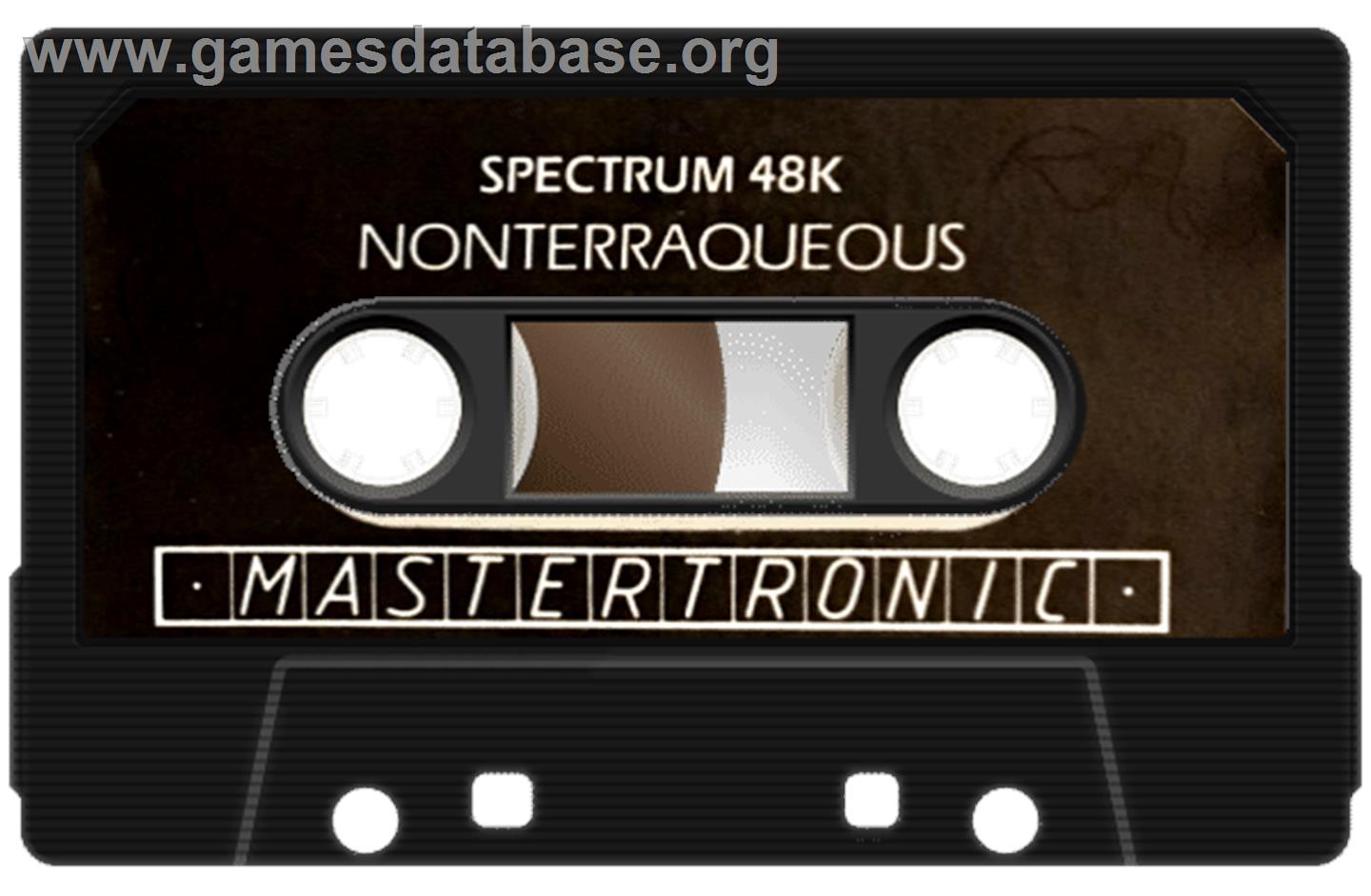 Nonterraqueous - Sinclair ZX Spectrum - Artwork - Cartridge