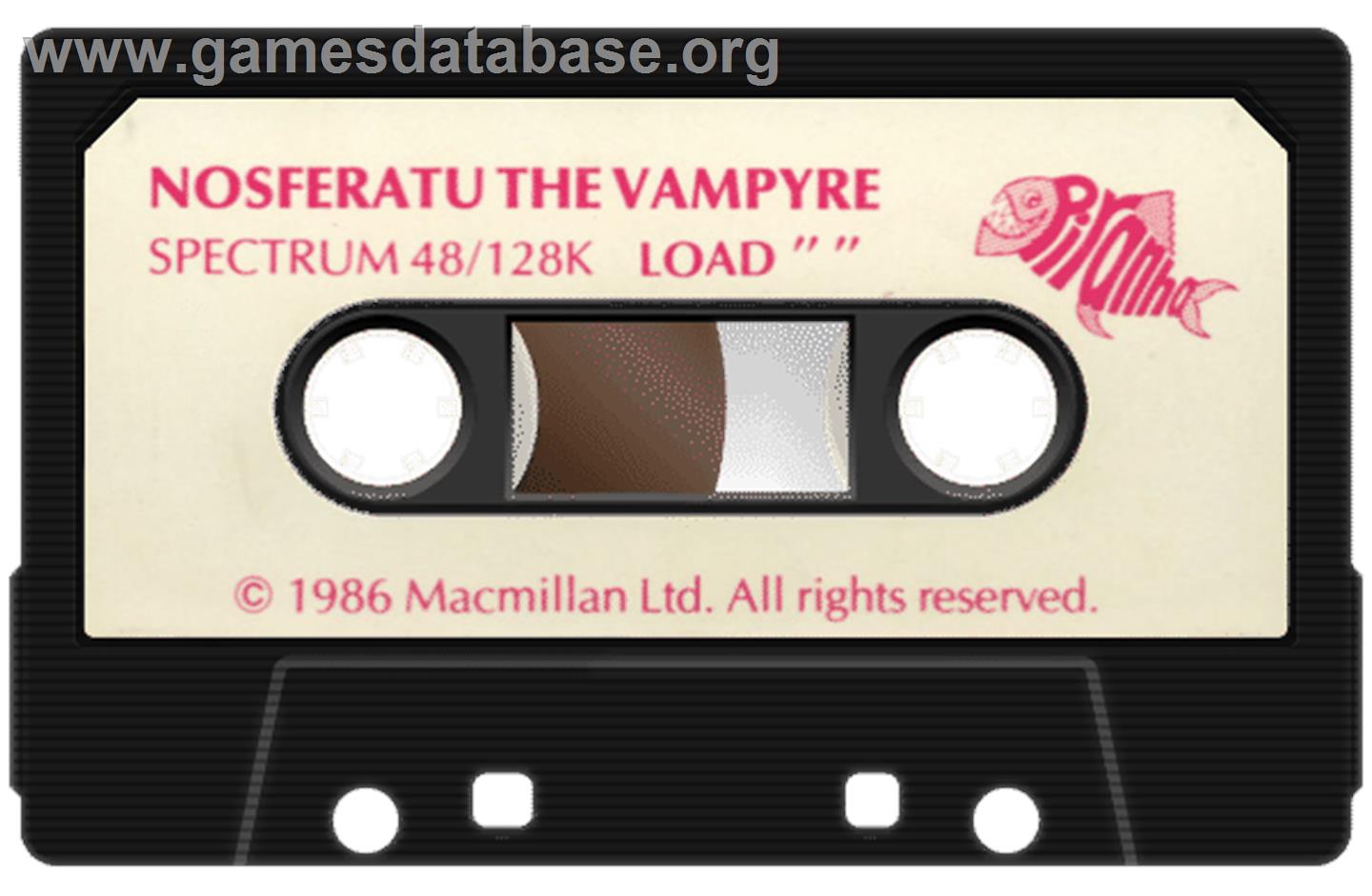 Nosferatu The Vampyre - Sinclair ZX Spectrum - Artwork - Cartridge