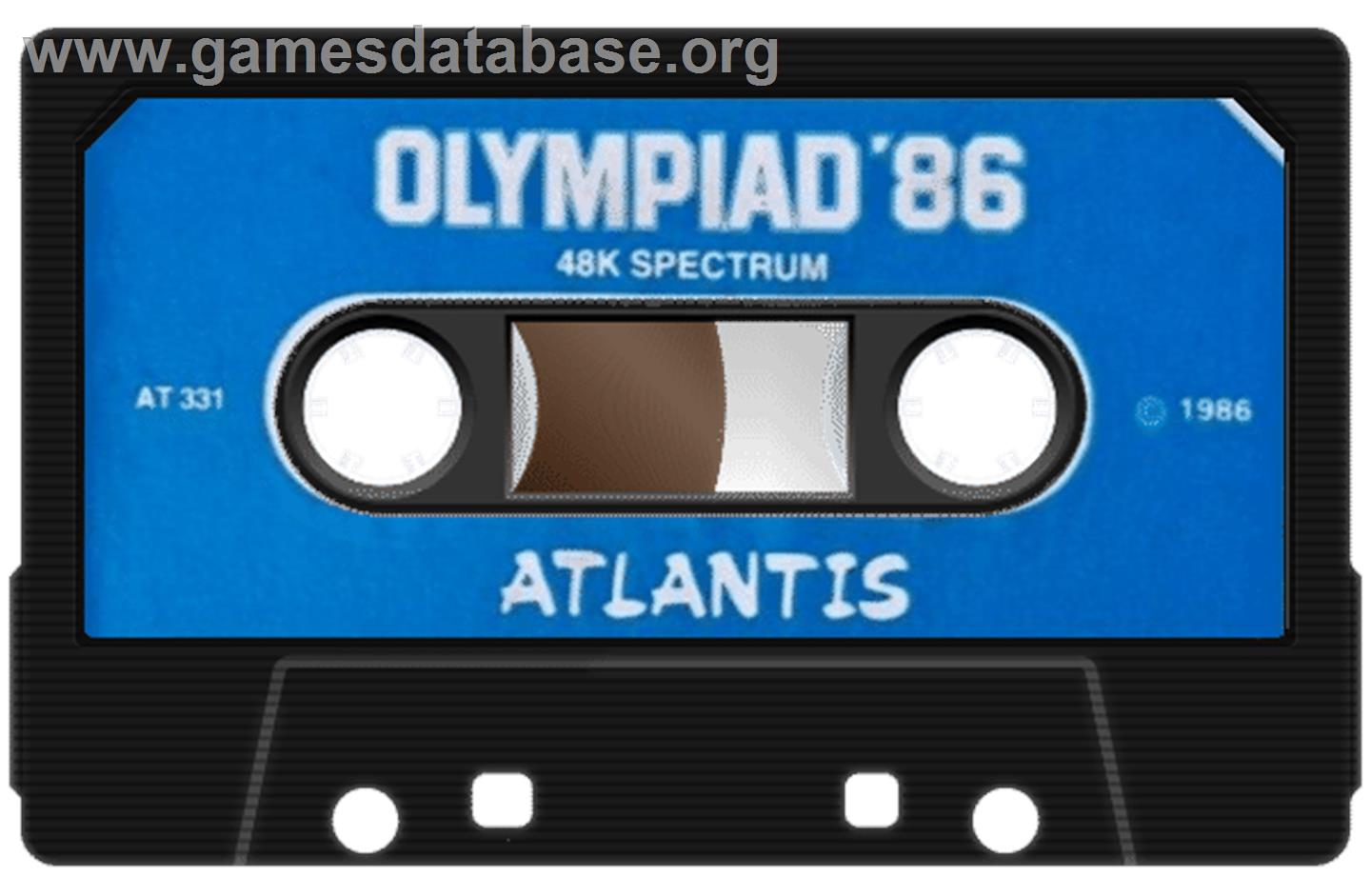 Olympiad '86 - Sinclair ZX Spectrum - Artwork - Cartridge