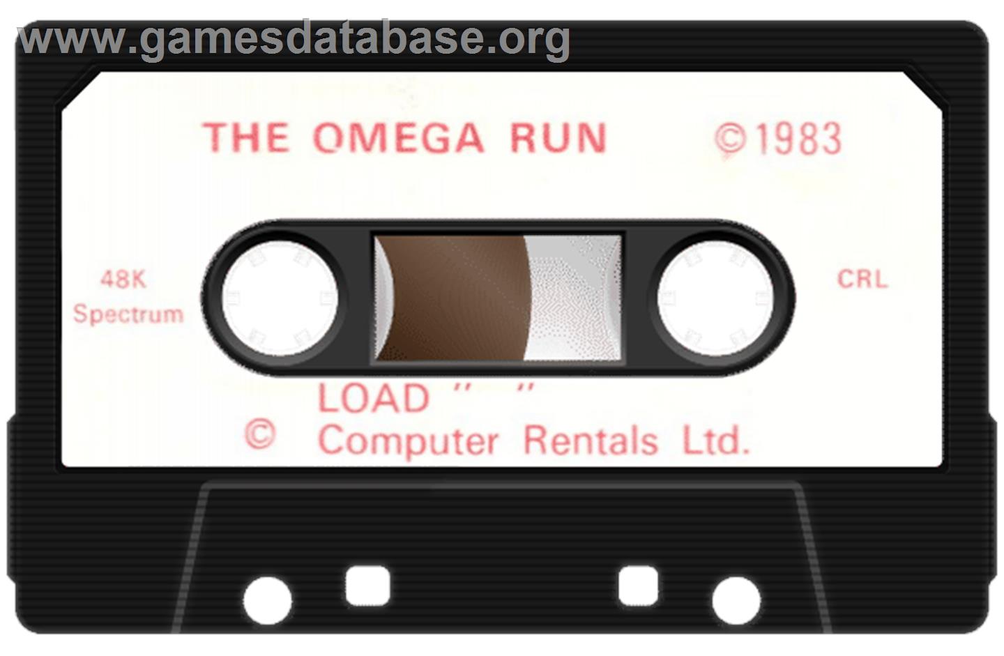 Omega Run - Sinclair ZX Spectrum - Artwork - Cartridge