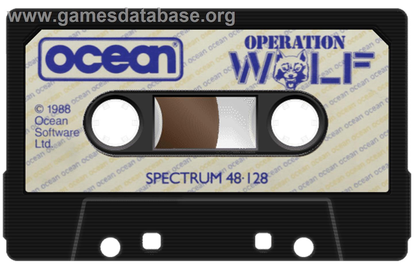 Operation Wolf - Sinclair ZX Spectrum - Artwork - Cartridge