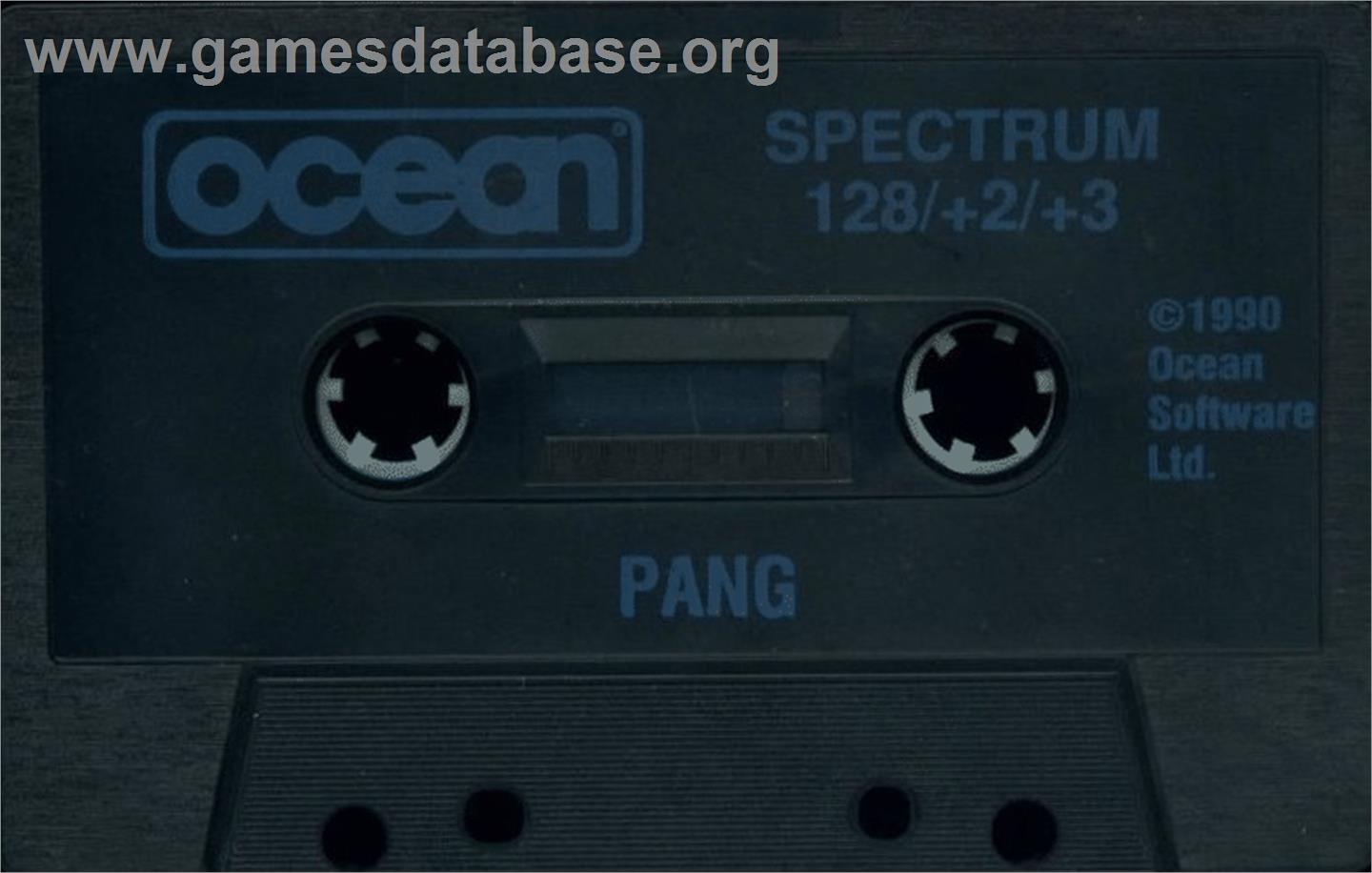 Pang - Sinclair ZX Spectrum - Artwork - Cartridge
