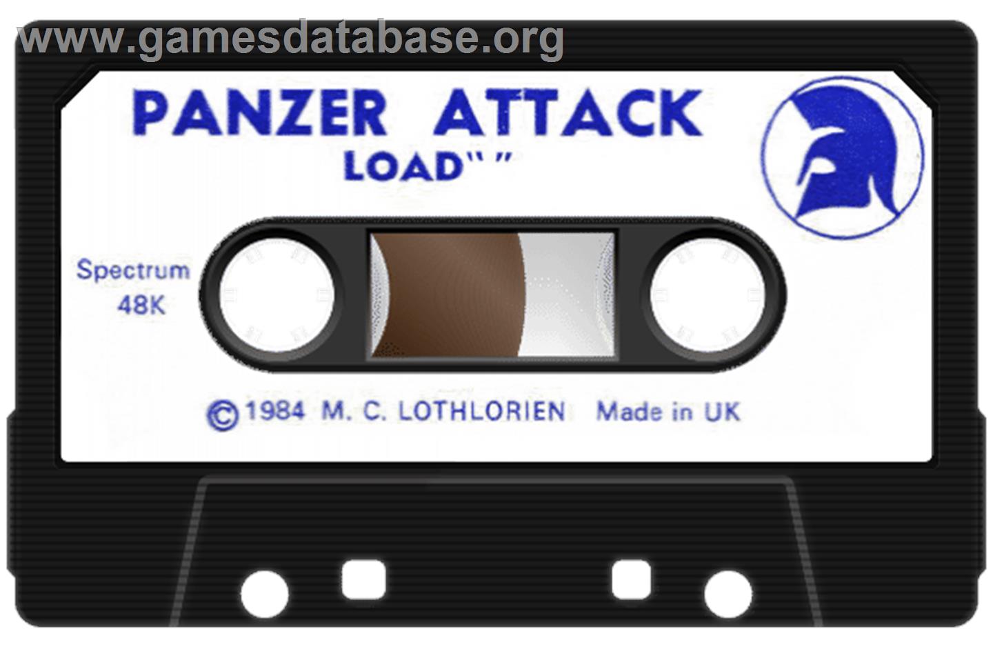 Panzer Attack - Sinclair ZX Spectrum - Artwork - Cartridge