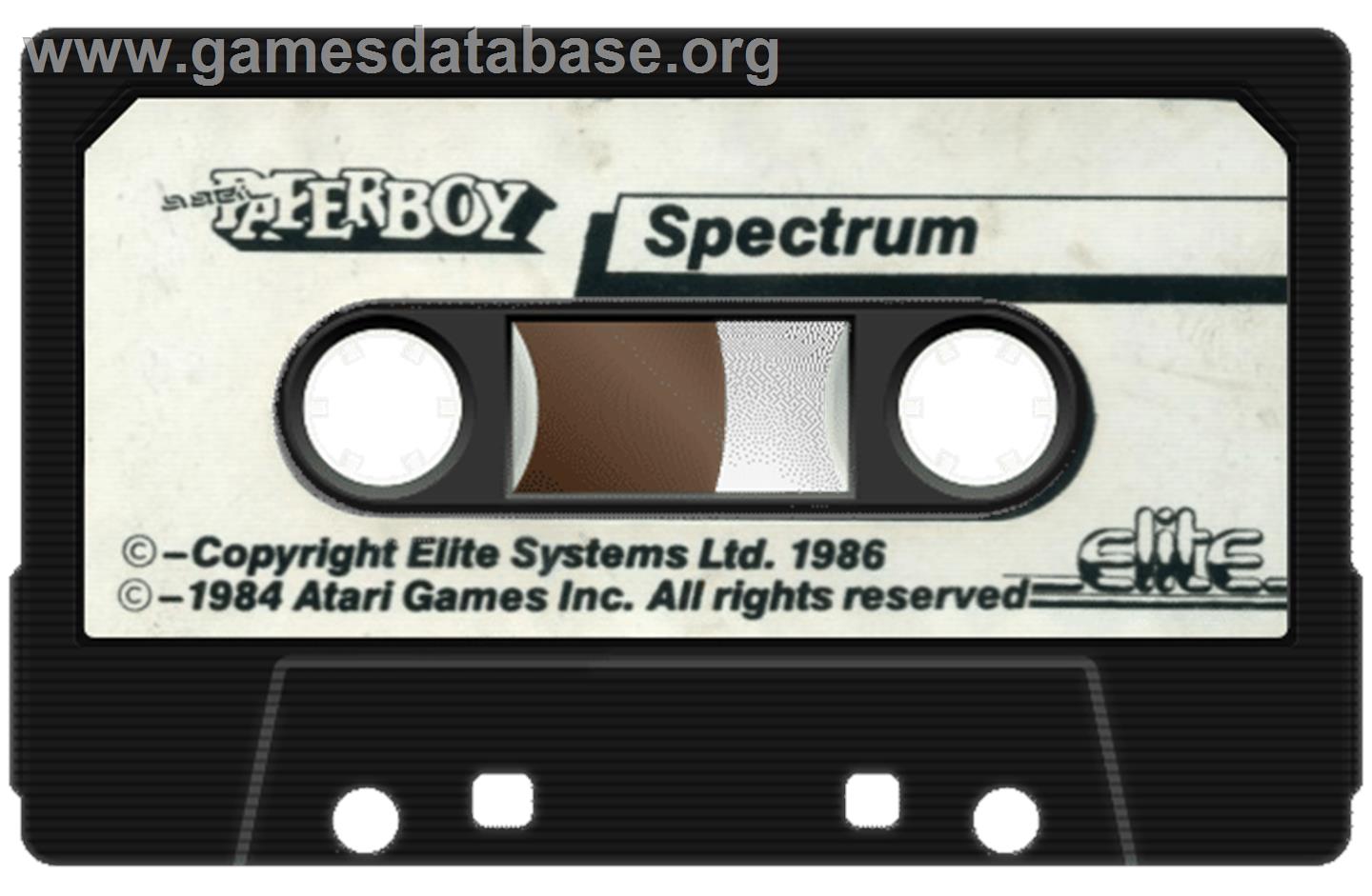 Paperboy - Sinclair ZX Spectrum - Artwork - Cartridge