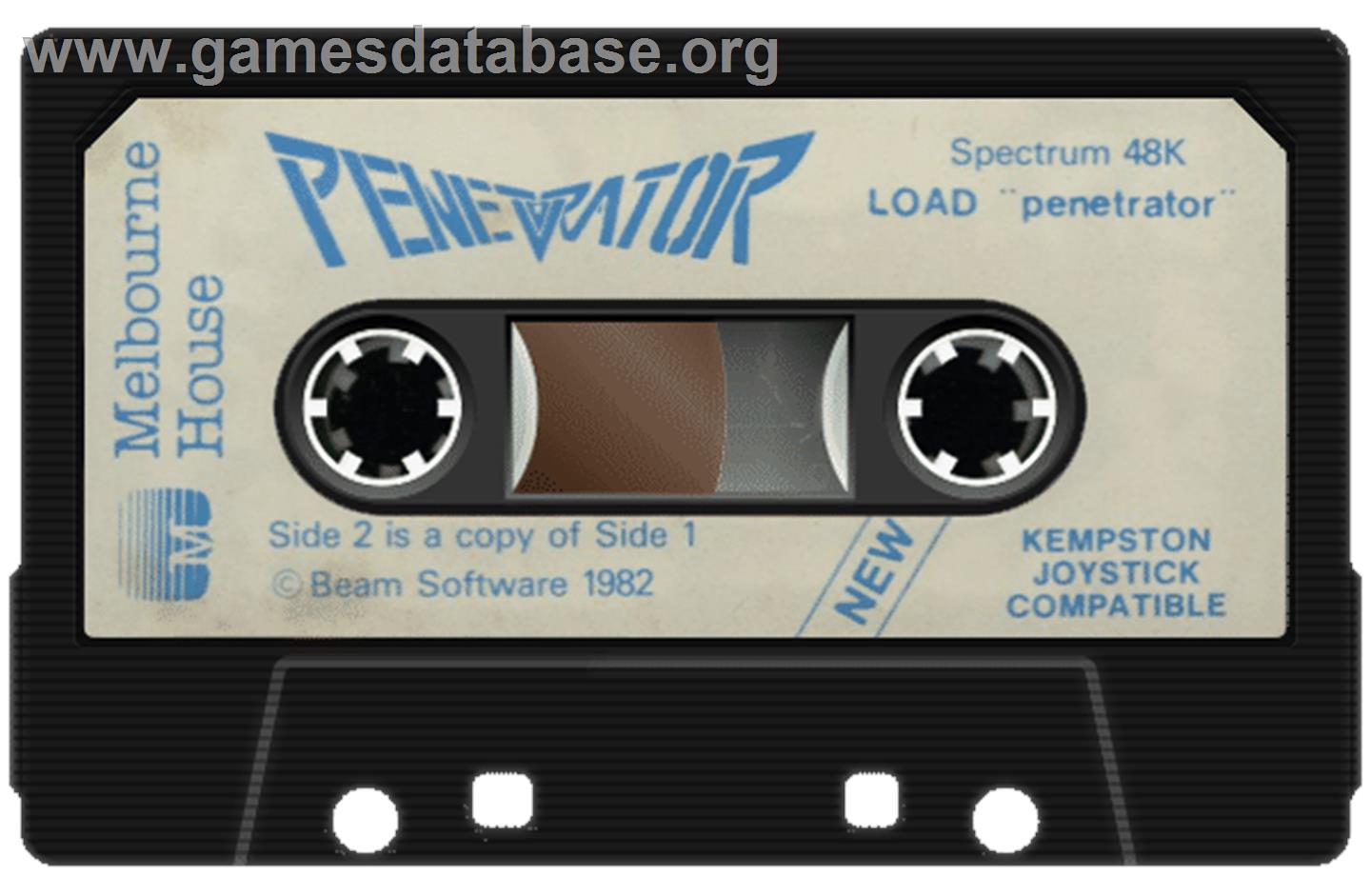 Penetrator - Sinclair ZX Spectrum - Artwork - Cartridge