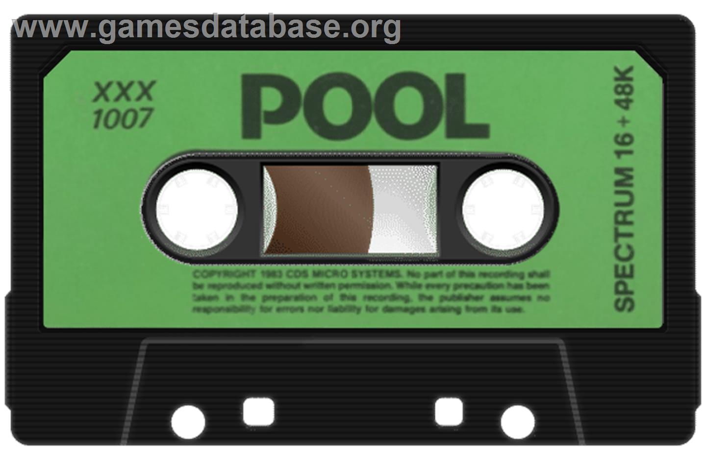Pool - Sinclair ZX Spectrum - Artwork - Cartridge