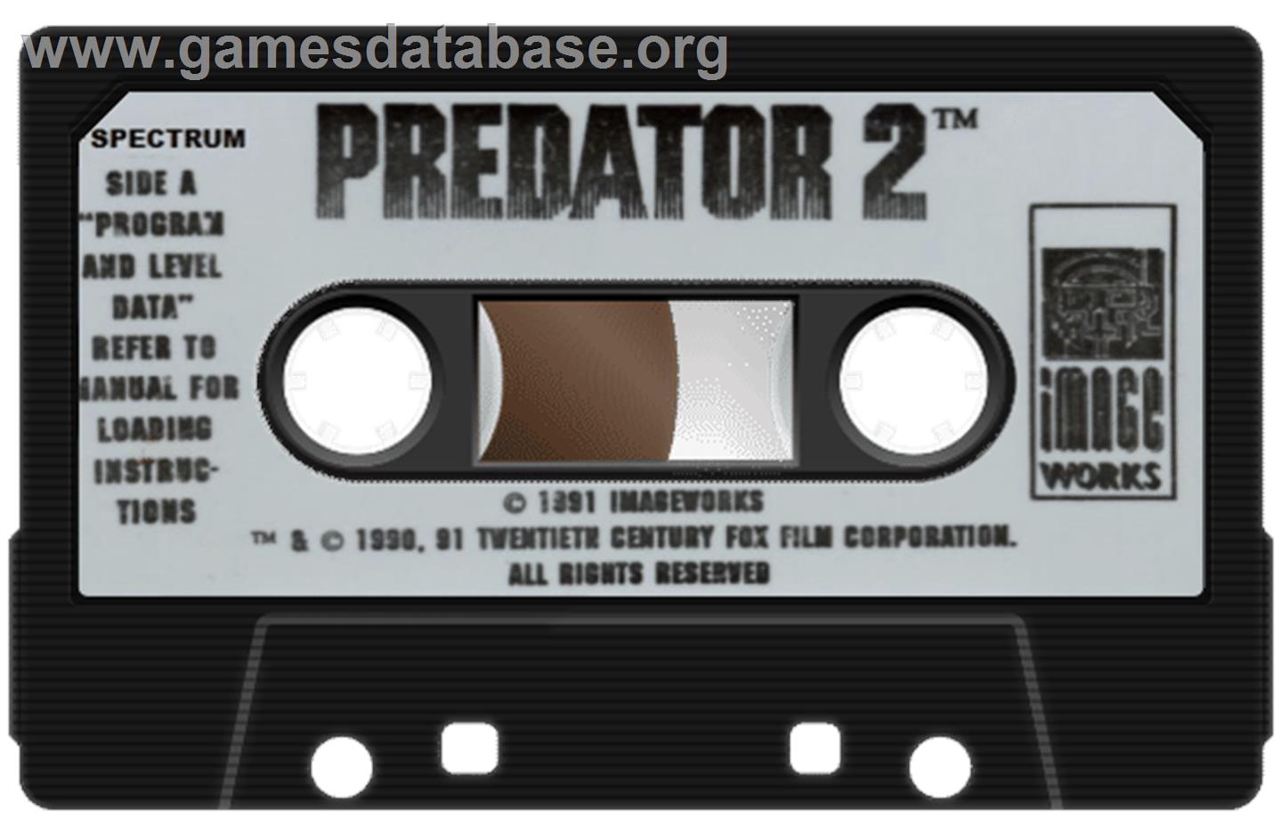 Predator 2 - Sinclair ZX Spectrum - Artwork - Cartridge