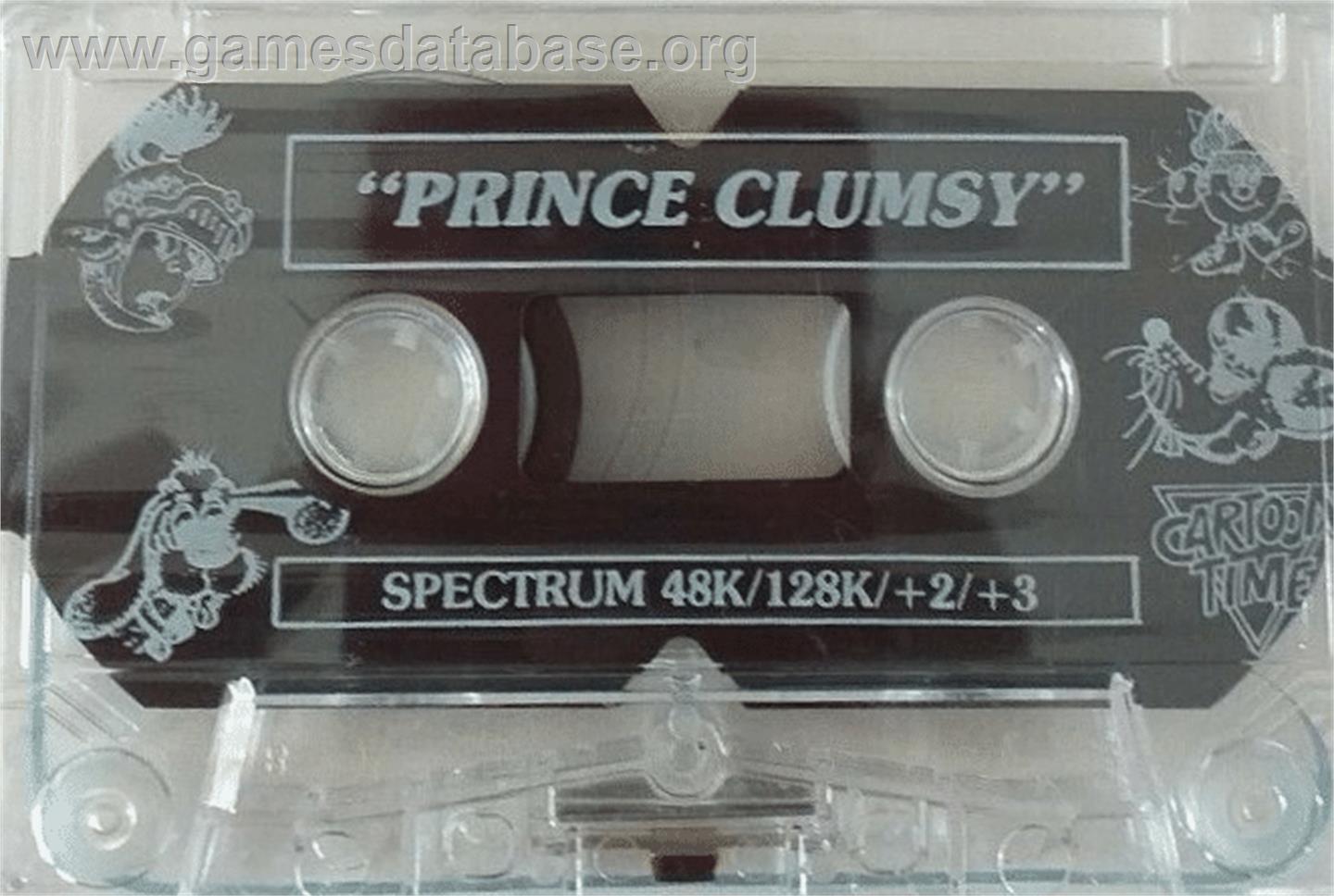 Prince Clumsy - Sinclair ZX Spectrum - Artwork - Cartridge