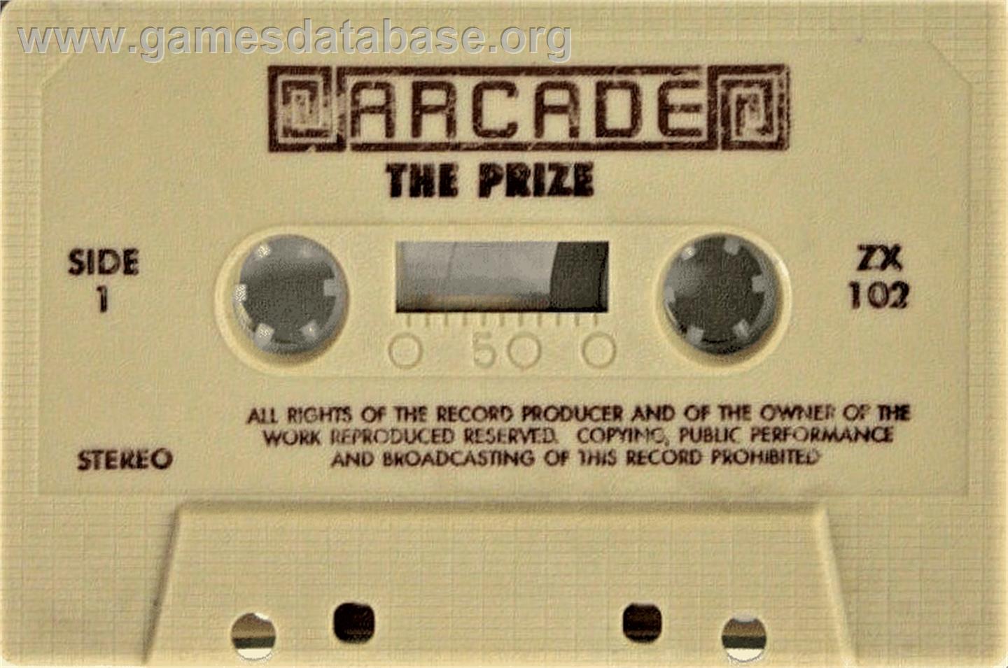 Prize, The - Sinclair ZX Spectrum - Artwork - Cartridge