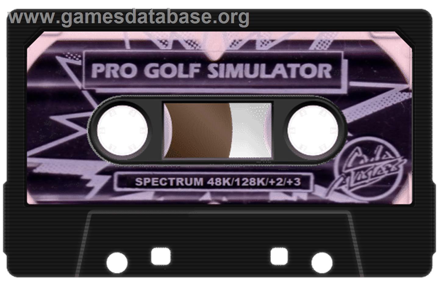 Pro Golf Simulator - Sinclair ZX Spectrum - Artwork - Cartridge