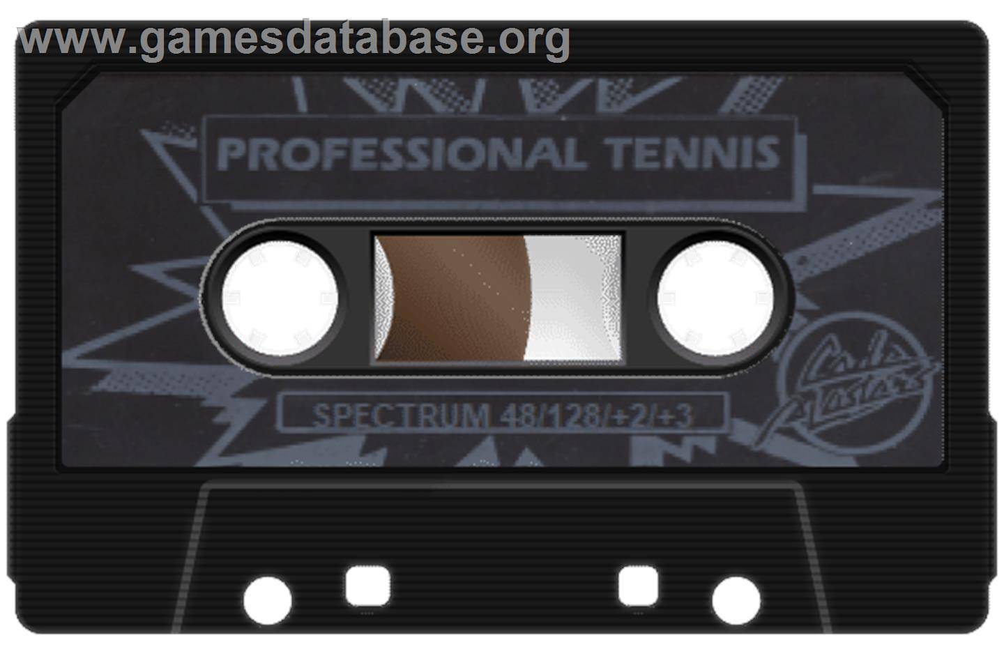 Pro Tennis Simulator - Sinclair ZX Spectrum - Artwork - Cartridge