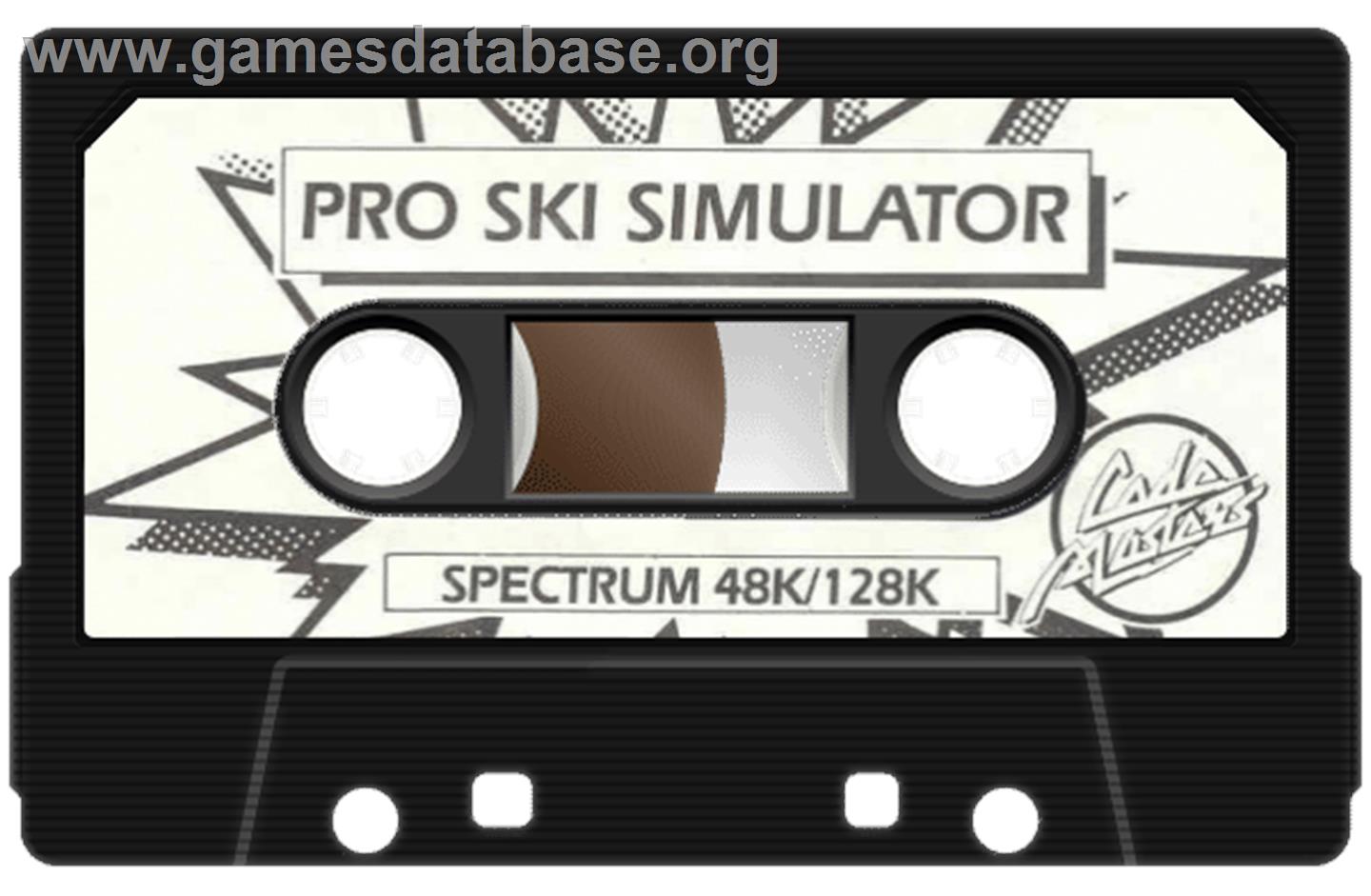Professional Ski Simulator - Sinclair ZX Spectrum - Artwork - Cartridge