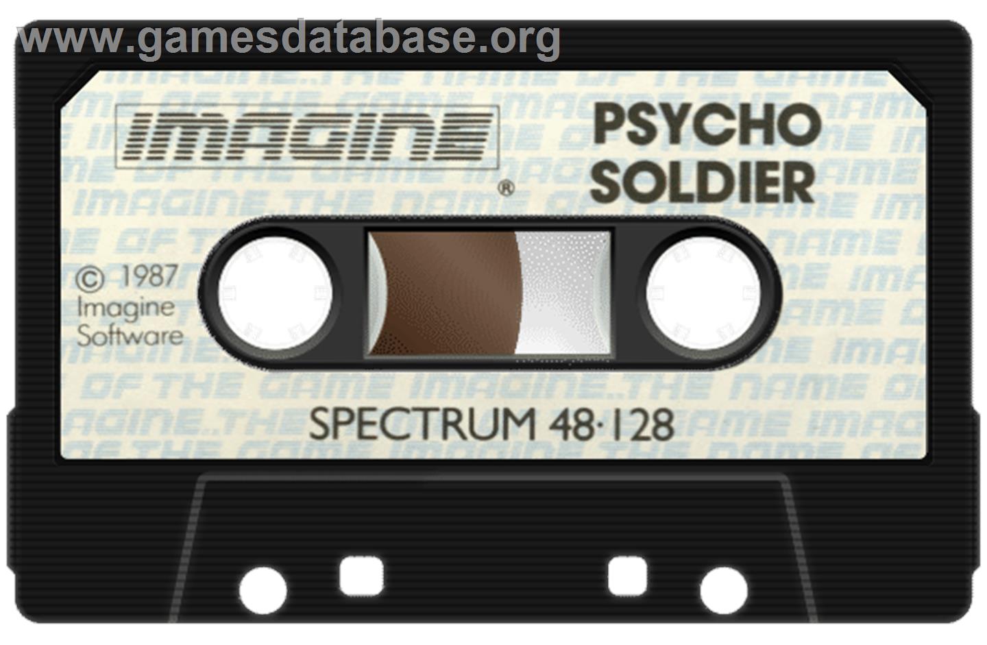 Psycho Soldier - Sinclair ZX Spectrum - Artwork - Cartridge
