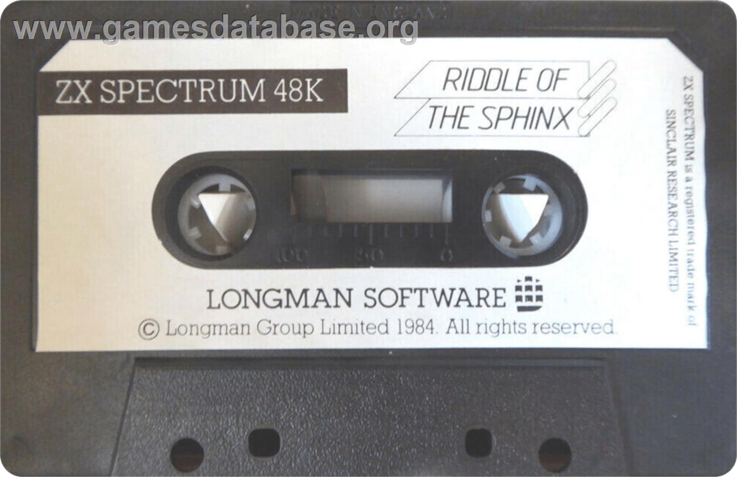 Pyramid Of Rameses - Sinclair ZX Spectrum - Artwork - Cartridge