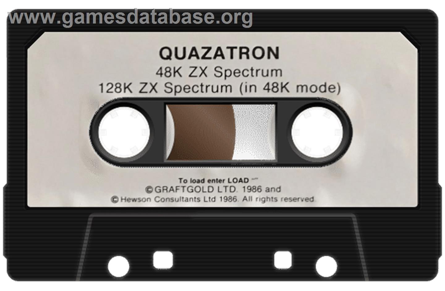 Quattro Cartoon - Sinclair ZX Spectrum - Artwork - Cartridge
