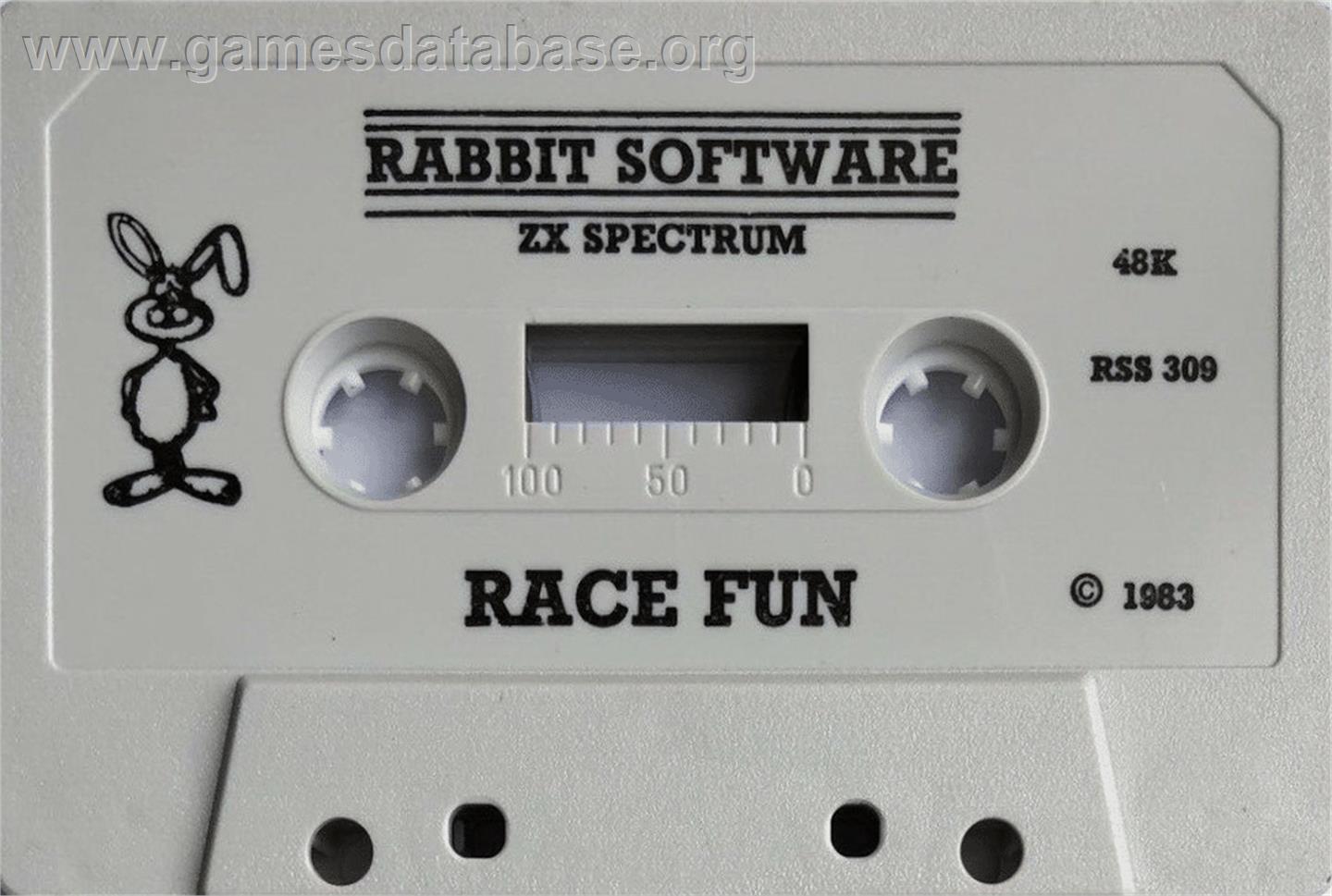 Race Fun - Sinclair ZX Spectrum - Artwork - Cartridge
