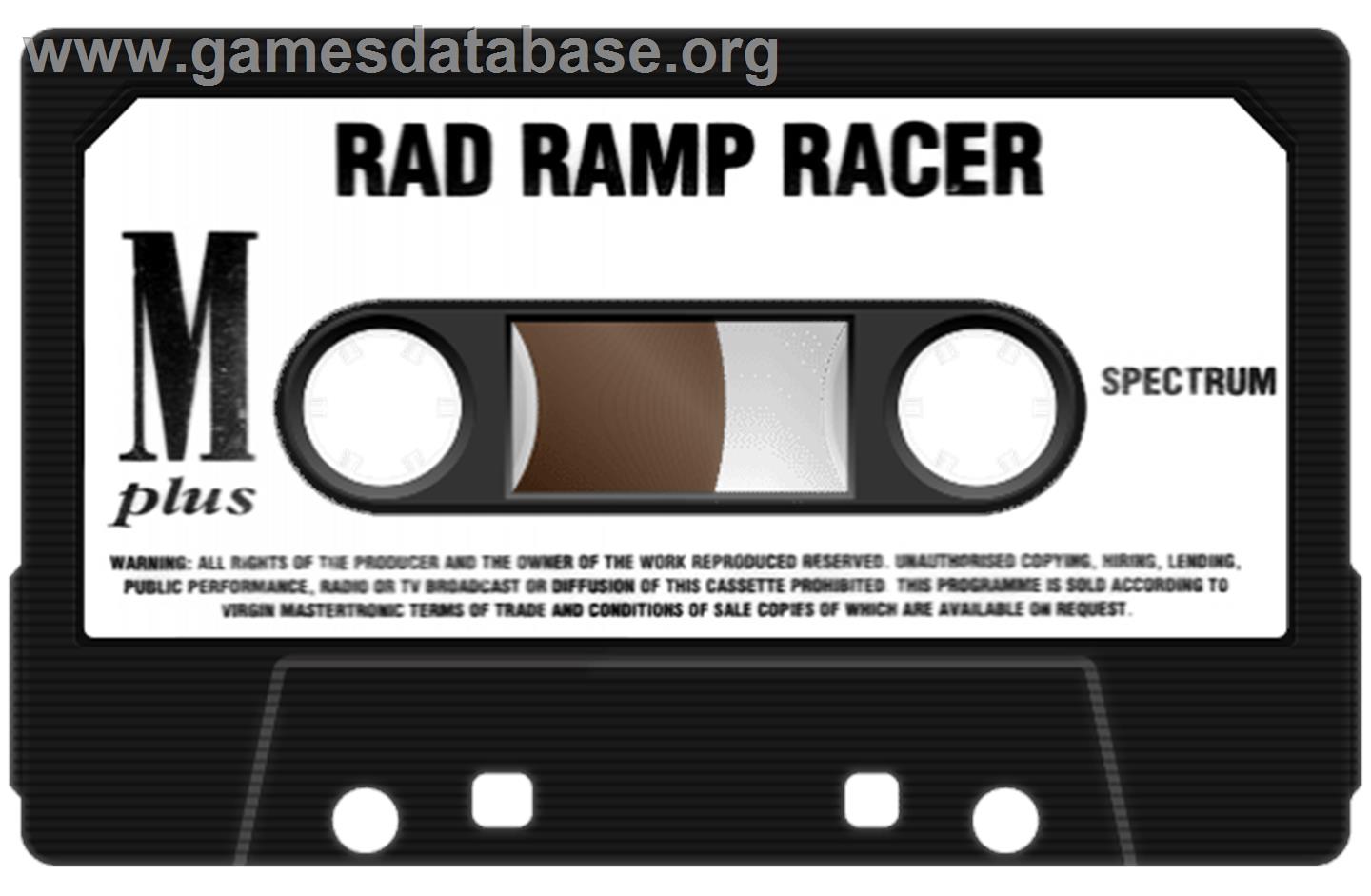 Rad Ramp Racer - Sinclair ZX Spectrum - Artwork - Cartridge