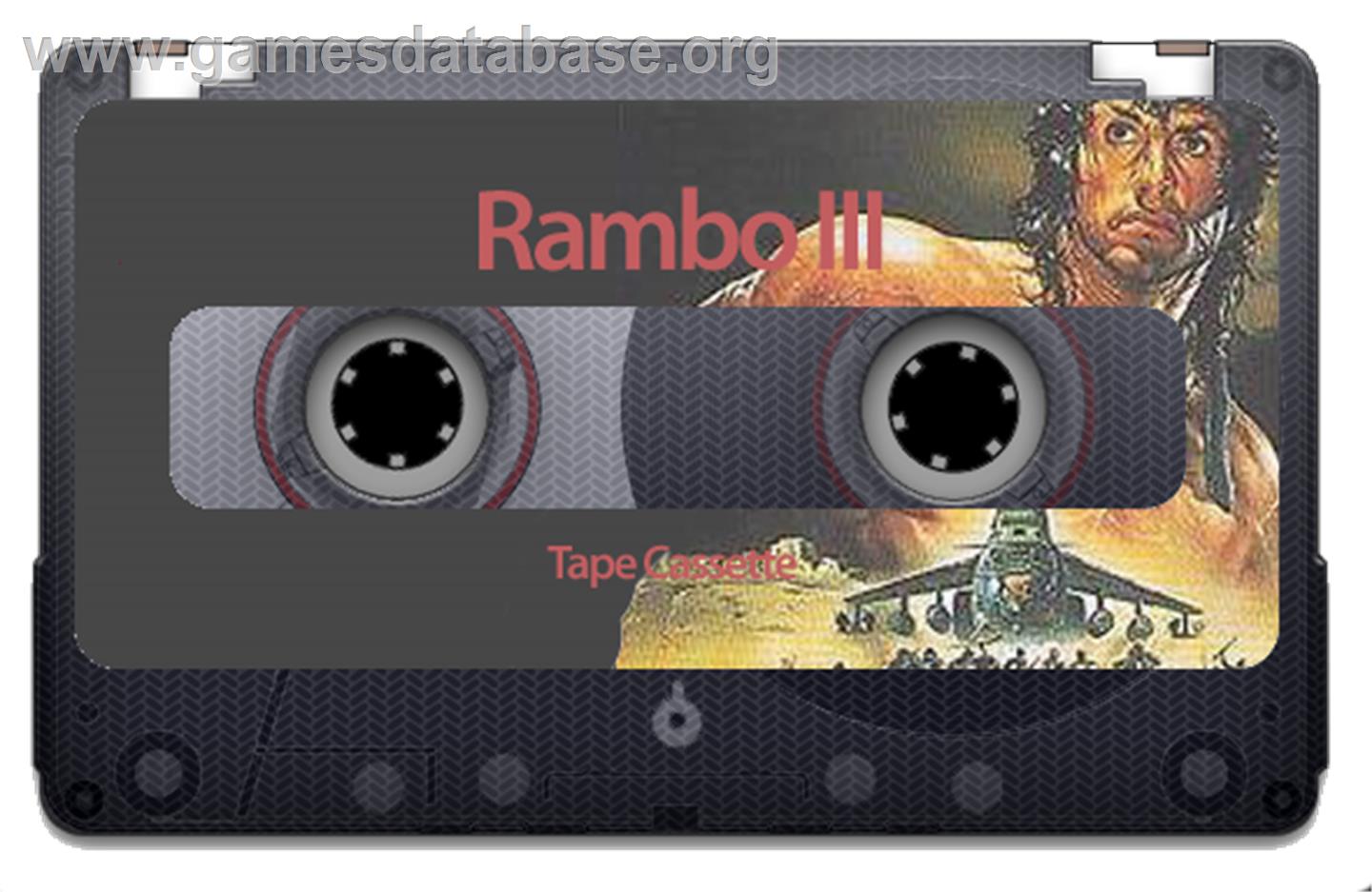 Rambo III - Sinclair ZX Spectrum - Artwork - Cartridge