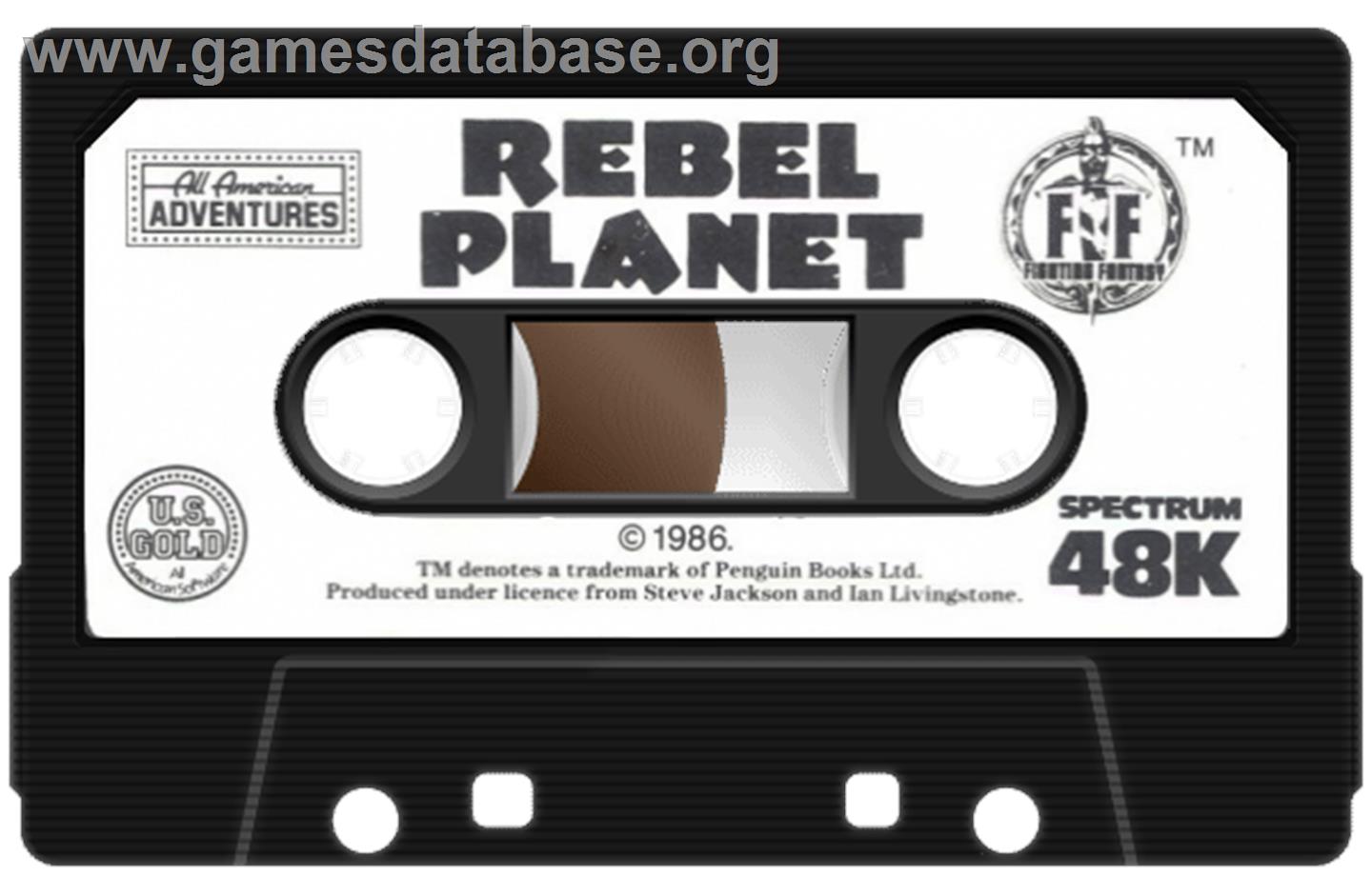 Rebel Planet - Sinclair ZX Spectrum - Artwork - Cartridge