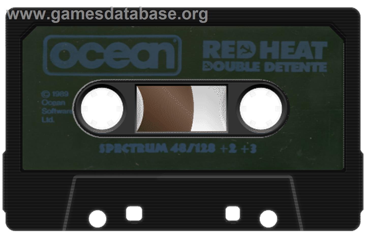 Red Heat - Sinclair ZX Spectrum - Artwork - Cartridge