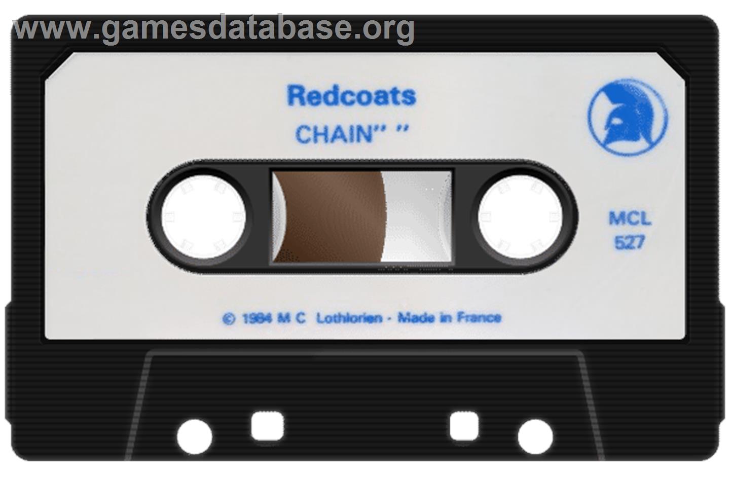 Redcoats - Sinclair ZX Spectrum - Artwork - Cartridge