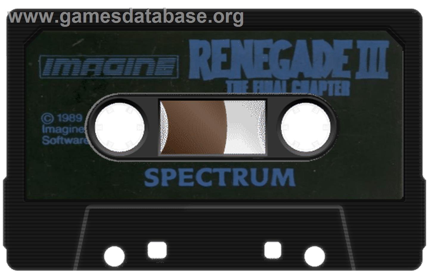 Renegade III: The Final Chapter - Sinclair ZX Spectrum - Artwork - Cartridge