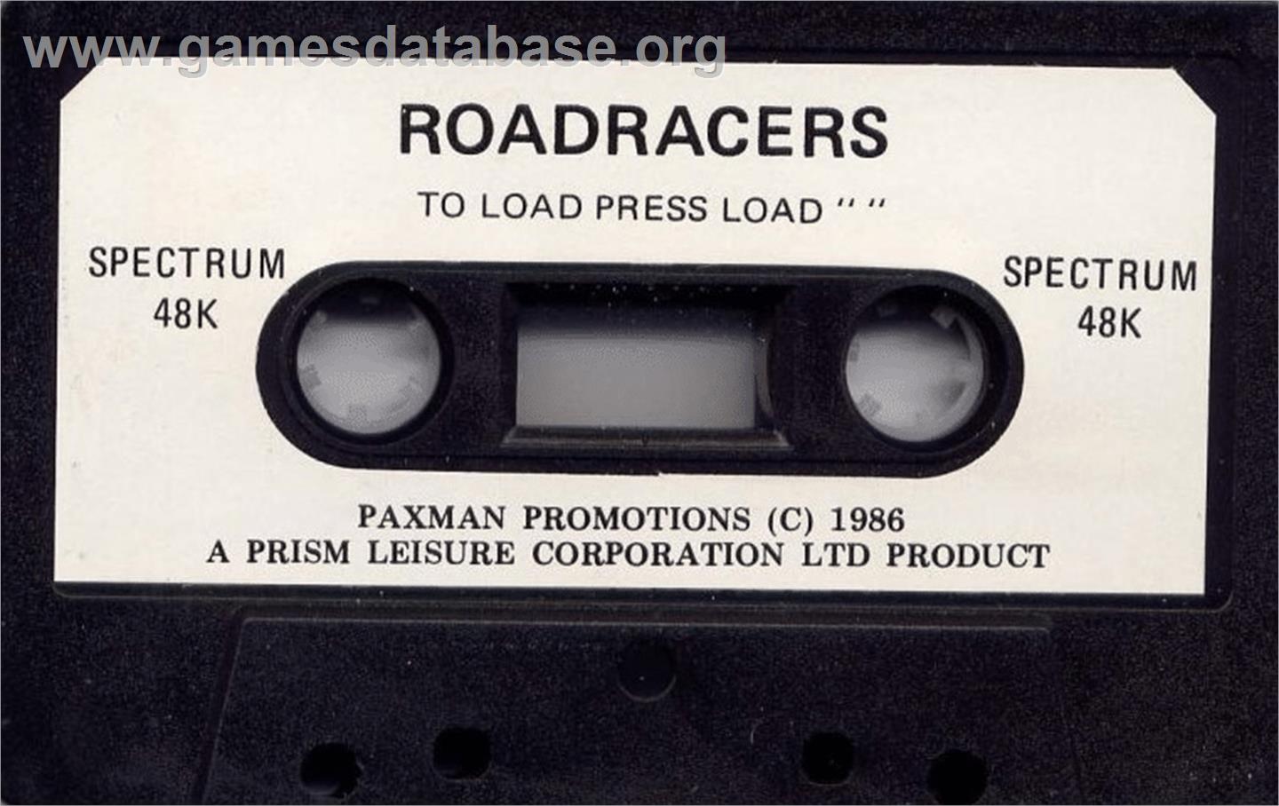 Road Racers - Sinclair ZX Spectrum - Artwork - Cartridge