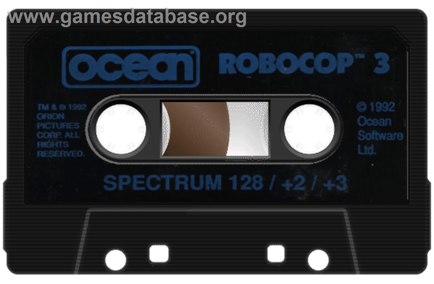 RoboCop 3 - Sinclair ZX Spectrum - Artwork - Cartridge