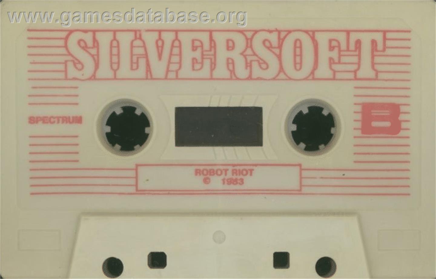 Robot Riot - Sinclair ZX Spectrum - Artwork - Cartridge
