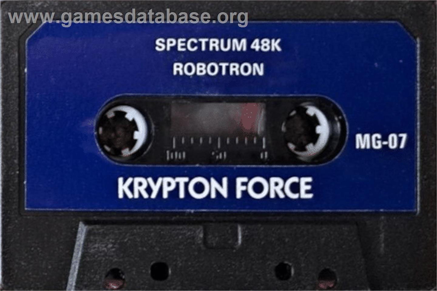 Robotron: 2084 - Sinclair ZX Spectrum - Artwork - Cartridge