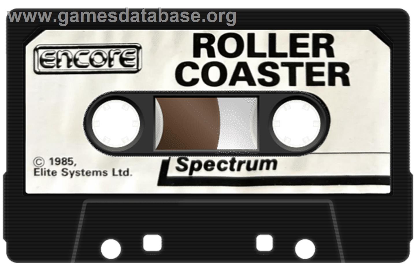 Roller Coaster - Sinclair ZX Spectrum - Artwork - Cartridge