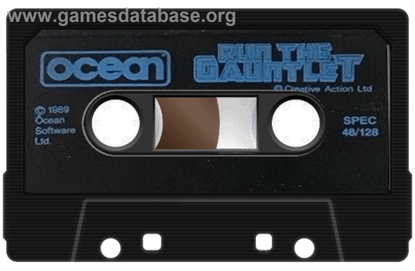 Run the Gauntlet - Sinclair ZX Spectrum - Artwork - Cartridge