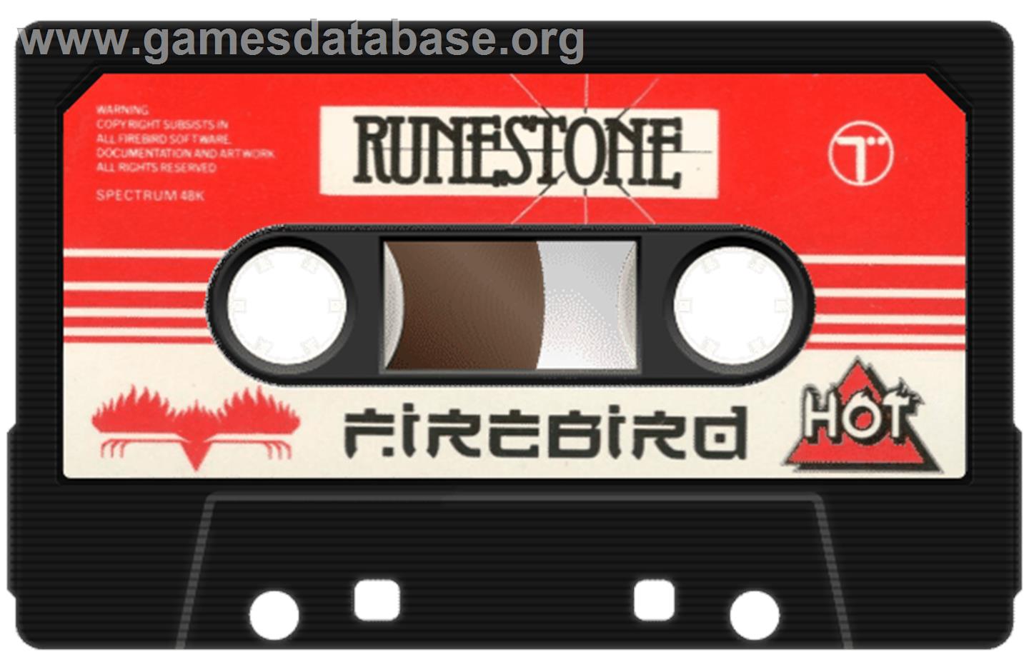 Runestone - Sinclair ZX Spectrum - Artwork - Cartridge