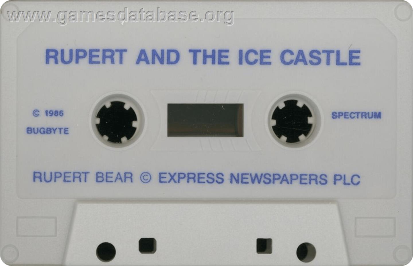 Rupert And The Ice Castle - Sinclair ZX Spectrum - Artwork - Cartridge